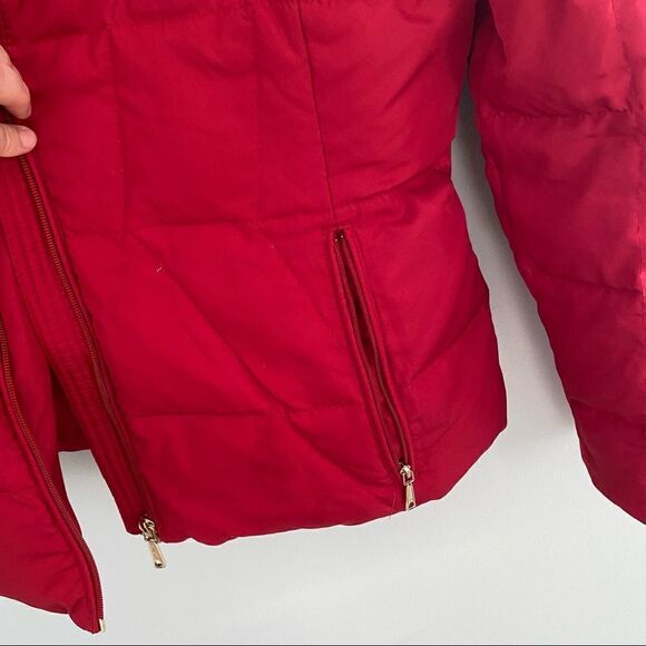 Calvin Klein Women’s Red Down Jacket - Picture 6 of 7